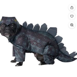 XL dog stegosaurus costume